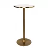 White Brass Cocktail Table Hire